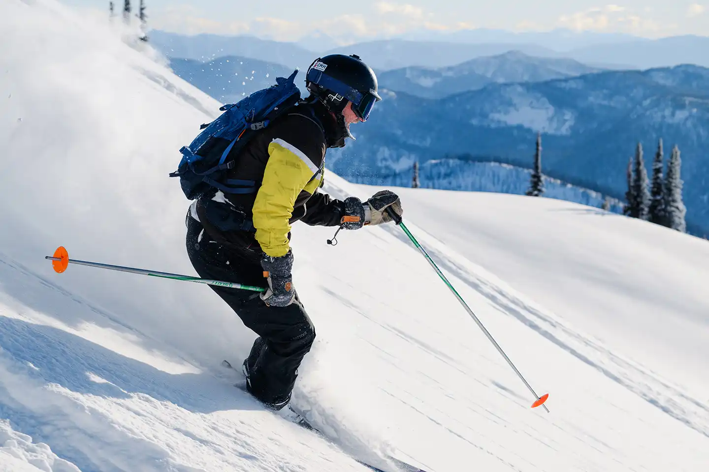 A TYPICAL DAY HELI-SKIING